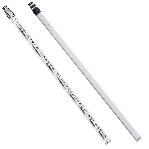 Darrahopens Home & Garden > DIY > Kitchen & Bathroom DIY VEVOR Measuring Rod 16-Feet/10ths 4 Sections Telescopic Grade Rod 1/10ft w/ Bag