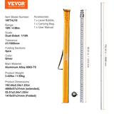 Darrahopens Home & Garden > DIY > Kitchen & Bathroom DIY VEVOR Measuring Rod 16-Feet/10ths 4 Sections Telescopic Grade Rod 1/10ft w/ Bag
