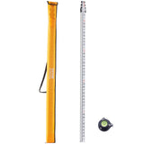 Darrahopens Home & Garden > DIY > Kitchen & Bathroom DIY VEVOR Measuring Rod 16-Feet/10ths 4 Sections Telescopic Grade Rod 1/10ft w/ Bag