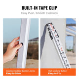 Darrahopens Home & Garden > DIY > Kitchen & Bathroom DIY VEVOR Measuring Rod 16-Feet/10ths 4 Sections Telescopic Grade Rod 1/10ft w/ Bag