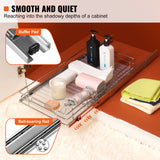 Darrahopens Home & Garden > DIY > Kitchen & Bathroom DIY VEVOR Pull Out Cabinet Under Sink Organizer 11 x 21 Inch Wire Drawer Basket