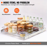 Darrahopens Home & Garden > DIY > Kitchen & Bathroom DIY VEVOR Pull Out Cabinet Under Sink Organizer 20 x 21 Inch Wire Drawer Basket