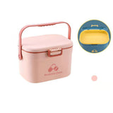 Darrahopens Home & Garden > DIY > Kitchen & Bathroom DIY Wall Mount Soap Rack Drain Toilet Suction Disc Punch Free Box Student Dormitory Supplies Nordic 2 Layer Pink