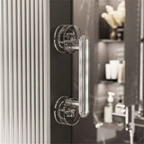 Darrahopens Home & Garden > DIY > Kitchen & Bathroom DIY Waterproof Suction Cup Handle, Suction Cup Door Handle for Bathroom and Kitchen Cabinet Drawer (Transparet Sliver)