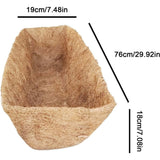 Darrahopens Home & Garden > DIY > Kitchen & Bathroom DIY Window Box Liners 24 Inch/30 Inch Coco Liners for Planters 3 Pack - Coconutes Coir Fiber Planter Liner for Hanging Baskets, Fence Flower Baskets In Australia - Darrahopens
