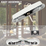 Darrahopens Home & Garden > DIY Sliding Patio Door Handle Set Mortise Lock Suitable for Sliding Glass Patio Door Keyed White