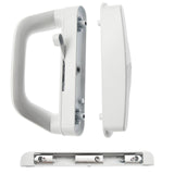 Darrahopens Home & Garden > DIY Sliding Patio Door Handle Set Mortise Lock Suitable for Sliding Glass Patio Door White