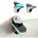 Darrahopens Home & Garden > DIY > Table Tops & Bases 2-Piece Adjustable Glass Shelf Bracket, Support For 5-22Mm Thickness Wood/Glass Shelves