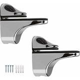 Darrahopens Home & Garden > DIY > Table Tops & Bases 2-Piece Adjustable Glass Shelf Bracket, Support For 5-22Mm Thickness Wood/Glass Shelves