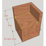 Darrahopens Home & Garden > DIY > Table Tops & Bases 4-pack Furniture Risers Wooden Furniture Risers, Desk and Bed Risers Furniture Lifting Feet Legs up to for Desk Table Bed (Size: 5x5x5cm)..
