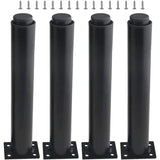 Darrahopens Home & Garden > DIY > Table Tops & Bases Adjustable Metal Furniture Legs (25-42 cm) - Set of 4, Black