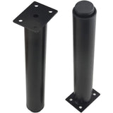 Darrahopens Home & Garden > DIY > Table Tops & Bases Adjustable Metal Furniture Legs (25-42 cm) - Set of 4, Black