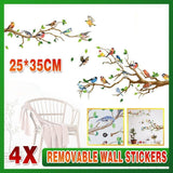 Darrahopens Home & Garden > DIY > Wall Plates & Covers 130x65cm Removable Wall Stickers Birds On Tree Branch Wall Decor Decal Home