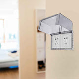 Outdoor Outlet and Socket Protector, Weather Resistant, Black