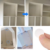 Darrahopens Home & Garden > DIY > Wall Plates & Covers Screw Hole Stickers - 350 White Stickers - Self-adhesive screw covers - Suitable for screw holes in desks, cabinets and furniture.