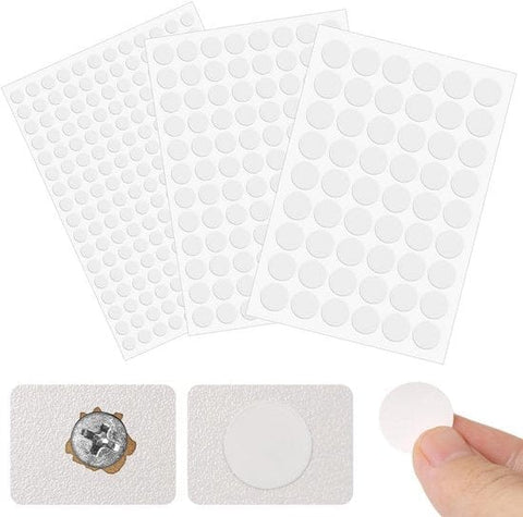 Darrahopens Home & Garden > DIY > Wall Plates & Covers Screw Hole Stickers - 350 White Stickers - Self-adhesive screw covers - Suitable for screw holes in desks, cabinets and furniture.