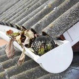 Darrahopens Home & Garden > DIY > Wall Plates & Covers Set of 4 downpipe covers, gutter covers 145 x 11 cm - Brand - Black
