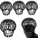 Darrahopens Home & Garden > DIY > Wall Plates & Covers Set of 4 downpipe covers, gutter covers 145 x 11 cm - Brand - Black