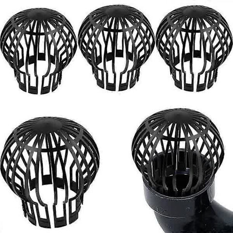 Darrahopens Home & Garden > DIY > Wall Plates & Covers Set of 4 downpipe covers, gutter covers 145 x 11 cm - Brand - Black