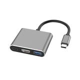 Darrahopens Home & Garden > DIY > Wall Plates & Covers USB-C 3 In 1 Hub Type-C to HDMI/USB 3.0/PD Adapter