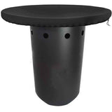 Fire Pit Cover, 420D Waterproof Anti UV Protective Cover, Diameter 100 cm