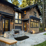 Darrahopens Home & Garden > Firepits > Fire Pit Accessories Fireproof Mat Floor Protector 50x80cm for Fireplace Hearth Grill