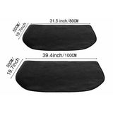 Darrahopens Home & Garden > Firepits > Fire Pit Accessories Fireproof Mat Floor Protector 50x80cm for Fireplace Hearth Grill