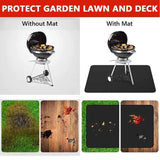 Darrahopens Home & Garden > Firepits > Fire Pit Accessories Silicone Heat Resistant Mat 48x30in