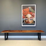 Darrahopens Home & Garden > Firepits > Fire Pits Bench seat or low set console table, hallway table Raintree Wood 1.8 Meter 180cm