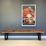 Darrahopens Home & Garden > Firepits > Fire Pits Bench seat or low set console table, hallway table Raintree Wood 1.8 Meter 180cm