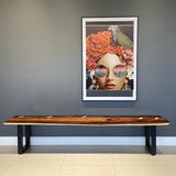 Darrahopens Home & Garden > Firepits > Fire Pits Bench seat or low set console table, hallway table Raintree Wood 1.8 Meter 180cm