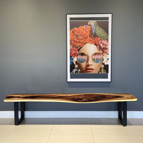 Darrahopens Home & Garden > Firepits > Fire Pits Bench seat or low set console table, hallway table Raintree Wood 1.8 Meter 180cm