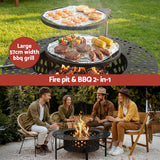 Darrahopens Home & Garden > Firepits > Fire Pits Grillz Fire Pit BBQ Charcoal Smoker Portable Mesh Pits Outdoor Camping Fireplace