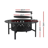Darrahopens Home & Garden > Firepits > Fire Pits Grillz Fire Pit BBQ Charcoal Smoker Portable Mesh Pits Outdoor Camping Fireplace