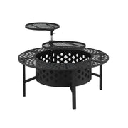 Darrahopens Home & Garden > Firepits > Fire Pits Grillz Fire Pit BBQ Charcoal Smoker Portable Mesh Pits Outdoor Camping Fireplace