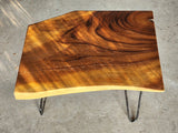 Darrahopens Home & Garden > Firepits > Fire Pits Raintree Wood Live Edge Coffee Table-40-50 cm