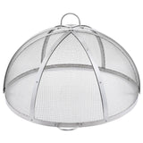 Darrahopens Home & Garden > Firepits > Fire Pits VEVOR Firepit Spark Screen Lid, 40" Diameter, Outdoor Firepit Ring Cover Round Accessories, Fire Pit Metal Cover, Easy-Opening Stainless Steel Fire Ring Covers for Outdoor Patio Fire Pits Backyard