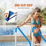 Darrahopens Home & Garden > Firepits > Fire Pits VEVOR Pool Handrail 54 x 36 inch Stainless Steel with Base Plate for Spas