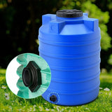Darrahopens Home & Garden > Fountains > Fountain & Ponds Accessories 2-Piece Pvc Bulkhead Fitting For Rain Barrels, Aquariums, Water Tanks (3/4")