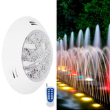 Darrahopens Home & Garden > Fountains > Fountain & Ponds Accessories 24LED Pool Light RGB Underwater Lamp with 12-Key Remote Control IP68 Waterproof 24W AC12V In Australia - Darrahopens