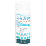 Darrahopens Home & Garden > Fountains > Fountain & Ponds Accessories 50Pcs Water Test Strip 6‑In‑1 PH Value Hardness Test Strip Pool Test Strip for Aquarium Pond In Australia - Darrahopens