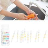 Darrahopens Home & Garden > Fountains > Fountain & Ponds Accessories 50Pcs Water Test Strip 6‑In‑1 PH Value Hardness Test Strip Pool Test Strip for Aquarium Pond In Australia - Darrahopens