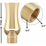 Darrahopens Home & Garden > Fountains > Fountain & Ponds Accessories Brass Ice Tower Pond Waterfall Cedar Water Fountain Spray Nozzle Head Adjustable Cedar Shape Basin Flow Sprinkler
