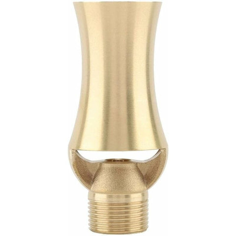 Darrahopens Home & Garden > Fountains > Fountain & Ponds Accessories Brass Ice Tower Pond Waterfall Cedar Water Fountain Spray Nozzle Head Adjustable Cedar Shape Basin Flow Sprinkler