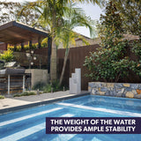 Darrahopens Home & Garden > Fountains > Fountains & Ponds Protege Contemporary Solar Water Fountain Outdoor Garden Feature, Cascading Design, with Panel Kit, LED Lights, Light Grey