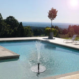 Darrahopens Home & Garden > Fountains > Fountains & Ponds Solar Fountain 16cm Black, Compatible with Solar Cell, Water Fountain for Garden, Low Price Promotion