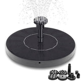 Darrahopens Home & Garden > Fountains > Fountains & Ponds Solar Fountain 16cm Black, Compatible with Solar Cell, Water Fountain for Garden, Low Price Promotion