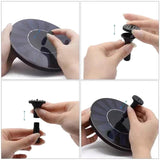 Darrahopens Home & Garden > Fountains > Fountains & Ponds Solar Fountain 16cm Black, Compatible with Solar Cell, Water Fountain for Garden, Low Price Promotion