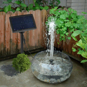 Darrahopens Home & Garden > Fountains > Fountains & Ponds Solar Powered Water Fountain Pump Garden Pond Submersible Filter Fish Tank Kit