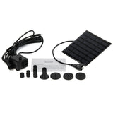 Darrahopens Home & Garden > Fountains > Fountains & Ponds Solar Water Pump with Fountain 16cm Panel Solar Powered